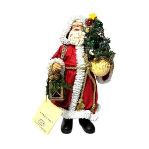 KSA Kurt Adler Fabriche Red & White Santa Tree Collectible Christmas Decoration